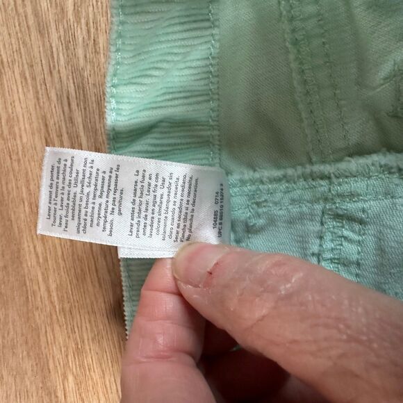 Carter’s 5T Girls Corduroy Pants Aqua Blue Stretch Cotton - Picture 3 of 5